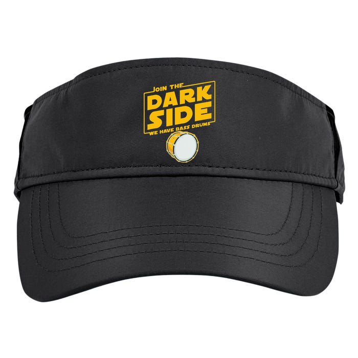 Join The Dark Side Bass Drum Player Adult Drive Performance Visor