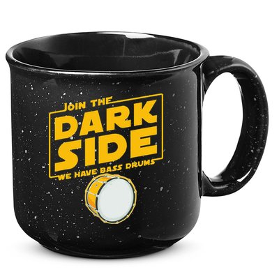 Join The Dark Side Bass Drum Player 15oz Campfire Ceramic Mug
