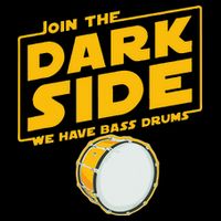 Join The Dark Side Bass Drum Player 16 in Basic Backpack