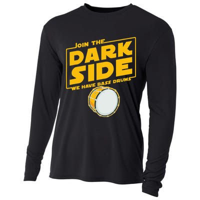 Join The Dark Side Bass Drum Player Cooling Performance Long Sleeve Crew