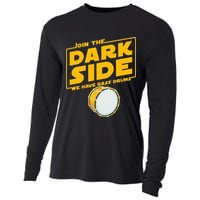 Join The Dark Side Bass Drum Player Cooling Performance Long Sleeve Crew