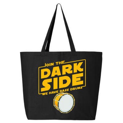 Join The Dark Side Bass Drum Player 25L Jumbo Tote
