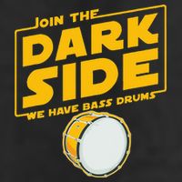 Join The Dark Side Bass Drum Player 25L Jumbo Tote