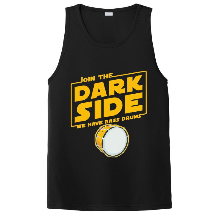 Join The Dark Side Bass Drum Player PosiCharge Competitor Tank