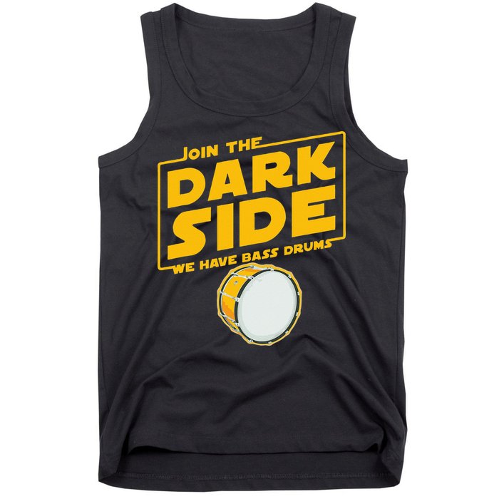 Join The Dark Side Bass Drum Player Tank Top