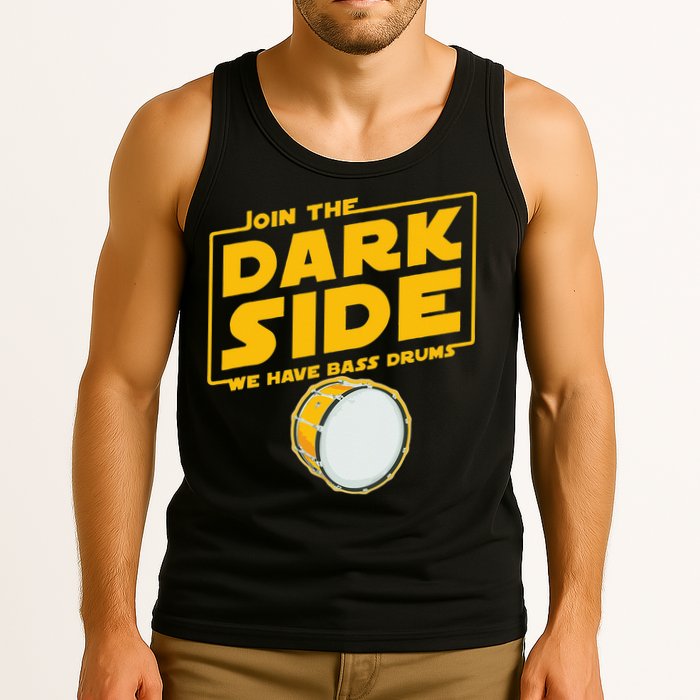 Join The Dark Side Bass Drum Player Tank Top