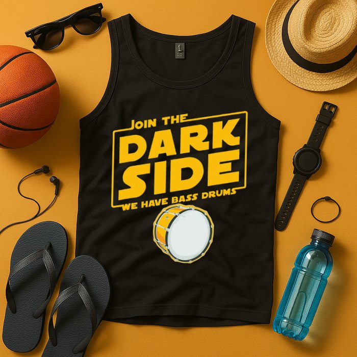 Join The Dark Side Bass Drum Player Tank Top