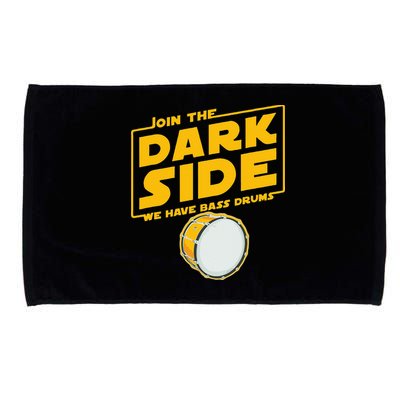 Join The Dark Side Bass Drum Player Microfiber Hand Towel