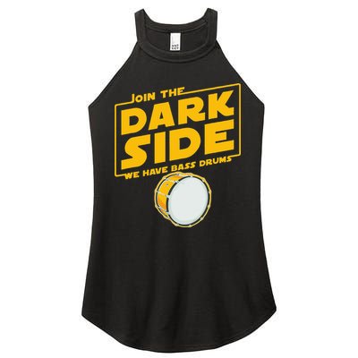 Join The Dark Side Bass Drum Player Women's Perfect Tri Rocker Tank
