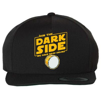 Join The Dark Side Bass Drum Player Wool Snapback Cap