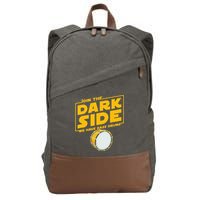Join The Dark Side Bass Drum Player Cotton Canvas Backpack