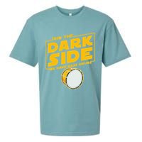 Join The Dark Side Bass Drum Player Sueded Cloud Jersey T-Shirt