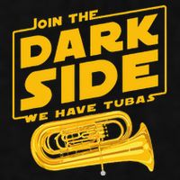 Join The Dark Side Tuba Player Ladies PosiCharge Tri-Blend Wicking Tank