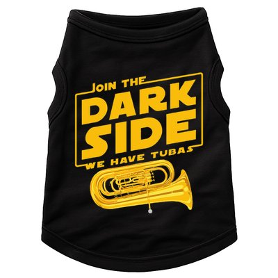 Join The Dark Side Tuba Player Doggie Tank