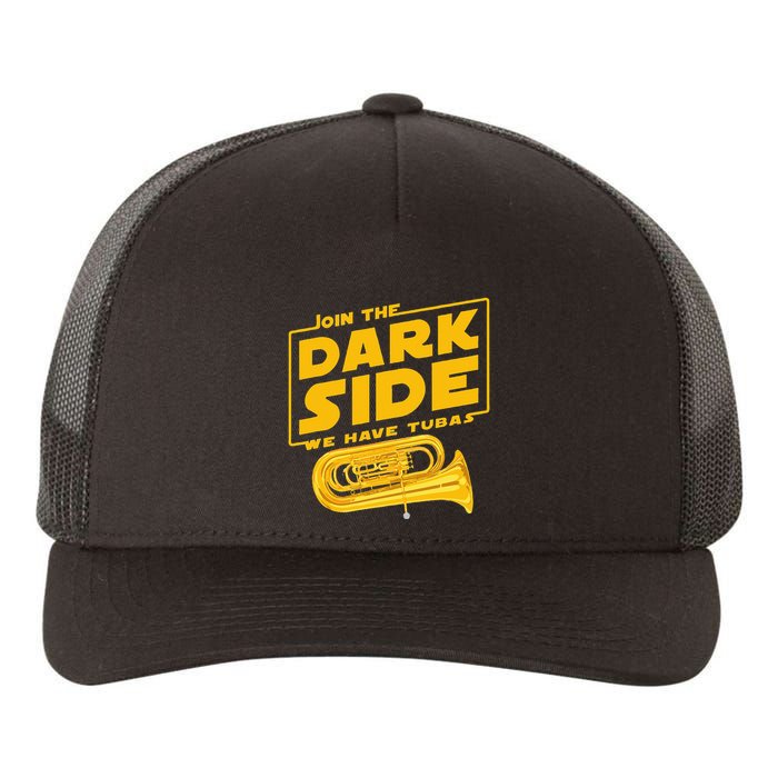 Join The Dark Side Tuba Player Yupoong Adult 5-Panel Trucker Hat