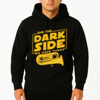 Join The Dark Side Tuba Player Hoodie