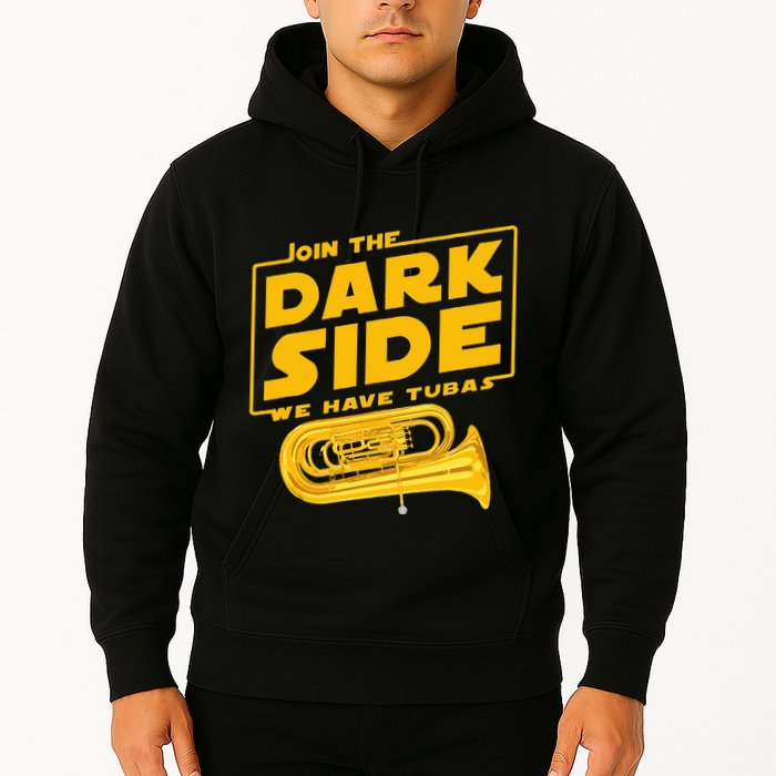 Join The Dark Side Tuba Player Hoodie
