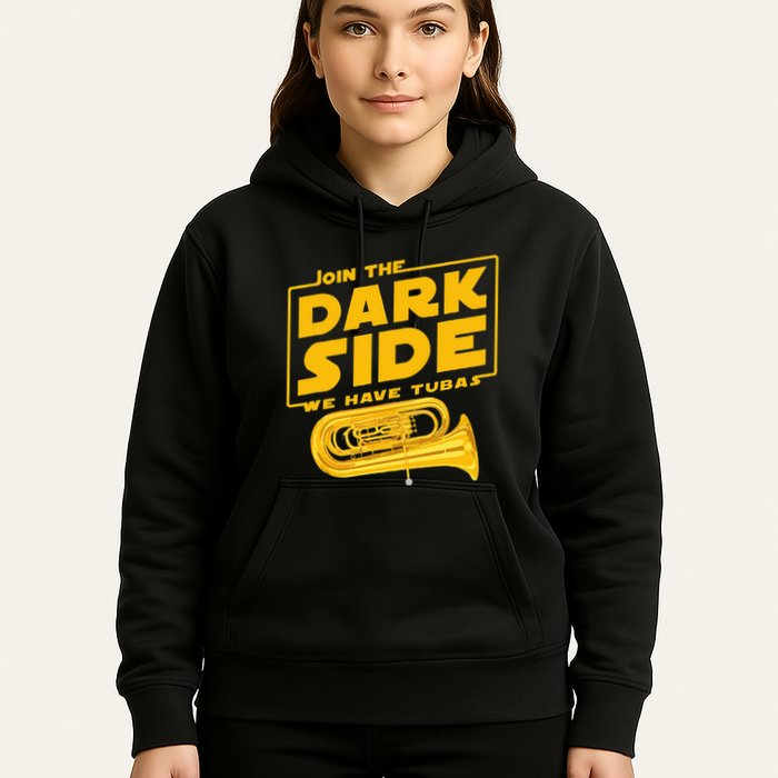 Join The Dark Side Tuba Player Hoodie