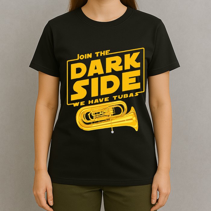 Join The Dark Side Tuba Player T-Shirt