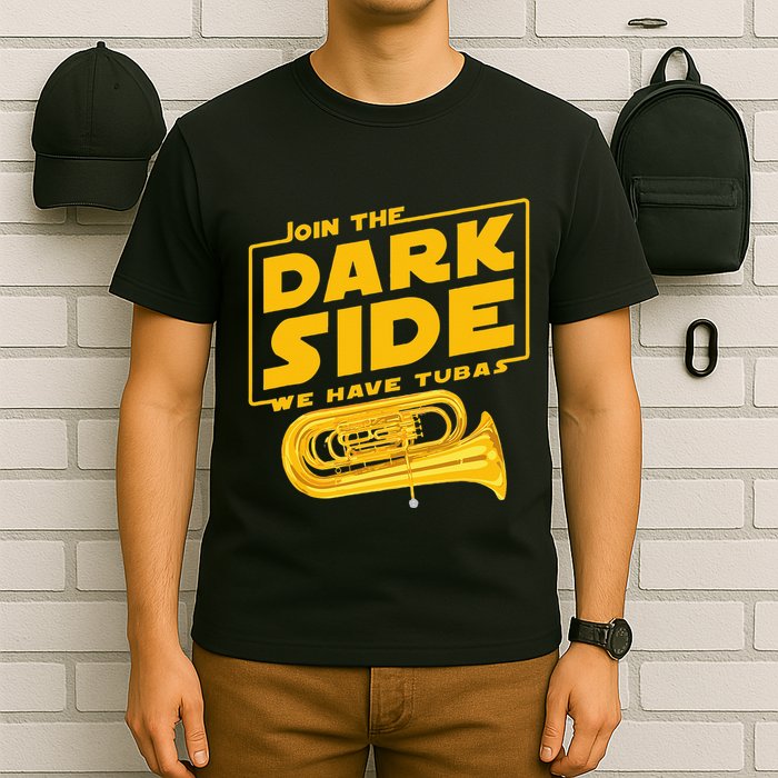 Join The Dark Side Tuba Player T-Shirt