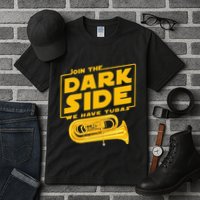 Join The Dark Side Tuba Player Tall T-Shirt