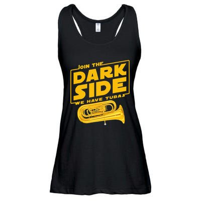 Join The Dark Side Tuba Player Ladies Essential Flowy Tank