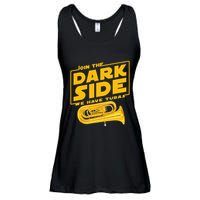 Join The Dark Side Tuba Player Ladies Essential Flowy Tank
