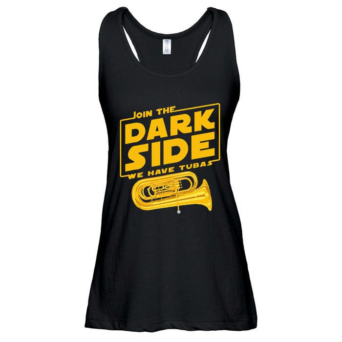 Join The Dark Side Tuba Player Ladies Essential Flowy Tank