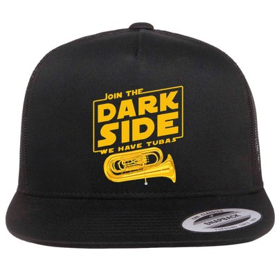Join The Dark Side Tuba Player Flatbill Hat