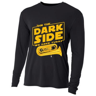 Join The Dark Side Tuba Player Cooling Performance Long Sleeve Crew