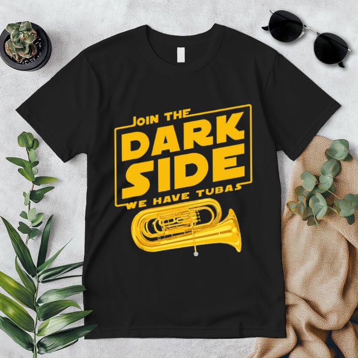 Join The Dark Side Tuba Player Premium T-Shirt