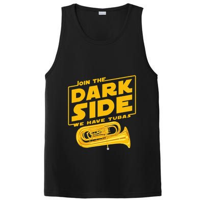 Join The Dark Side Tuba Player PosiCharge Competitor Tank
