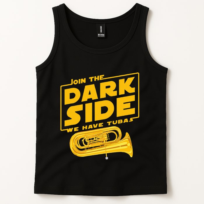 Join The Dark Side Tuba Player Tank Top