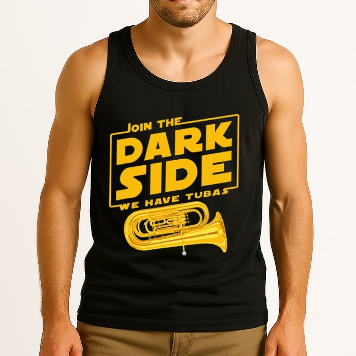 Join The Dark Side Tuba Player Tank Top