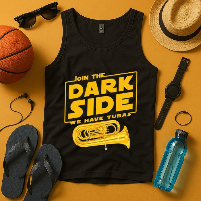Join The Dark Side Tuba Player Tank Top