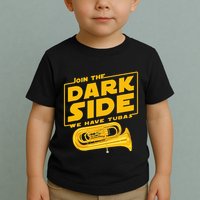 Join The Dark Side Tuba Player Toddler T-Shirt