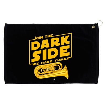 Join The Dark Side Tuba Player Grommeted Golf Towel