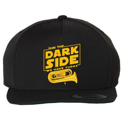 Join The Dark Side Tuba Player Wool Snapback Cap