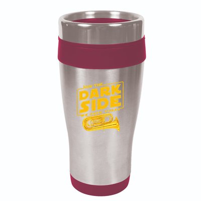 Join The Dark Side Tuba Player 16oz Travel Tumbler