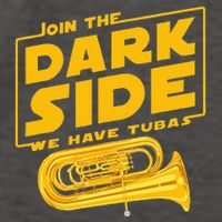 Join The Dark Side Tuba Player Vector Backpack