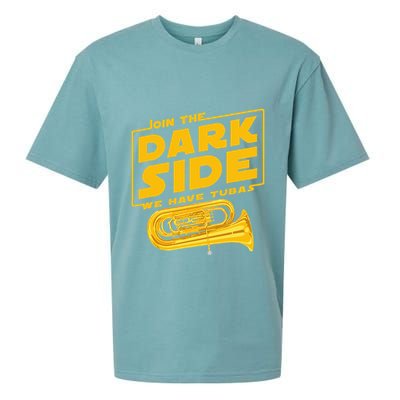 Join The Dark Side Tuba Player Sueded Cloud Jersey T-Shirt