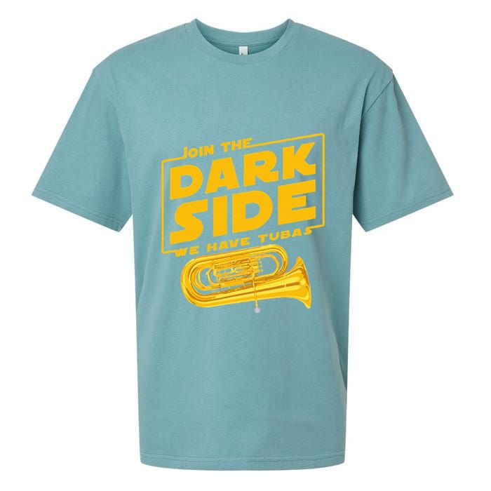 Join The Dark Side Tuba Player Sueded Cloud Jersey T-Shirt