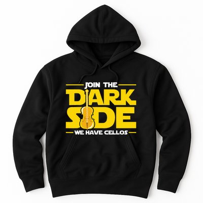 Join The Dark Side We Have Cellos Cellist Orchestra Musician Hoodie