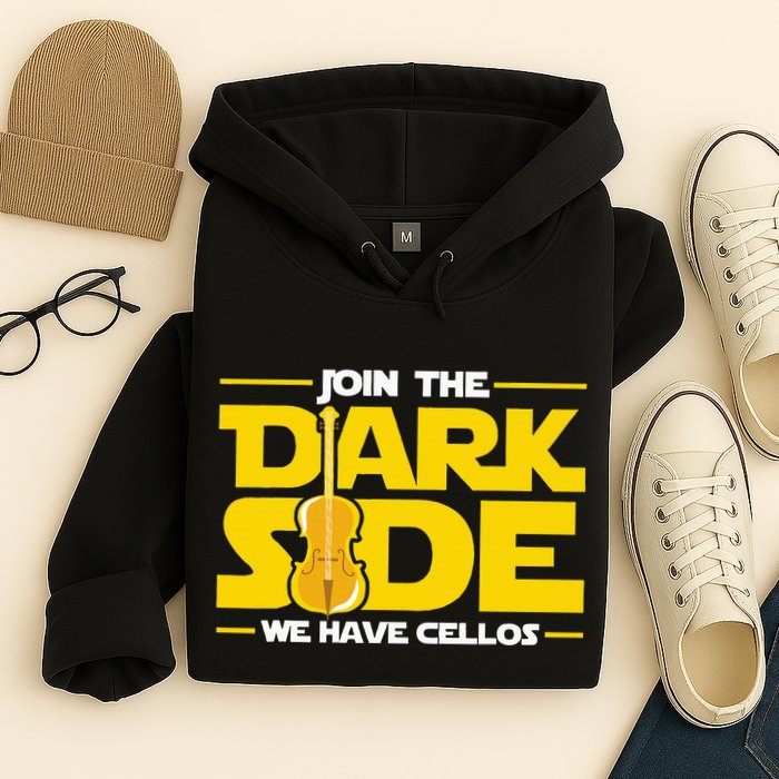 Join The Dark Side We Have Cellos Cellist Orchestra Musician Hoodie