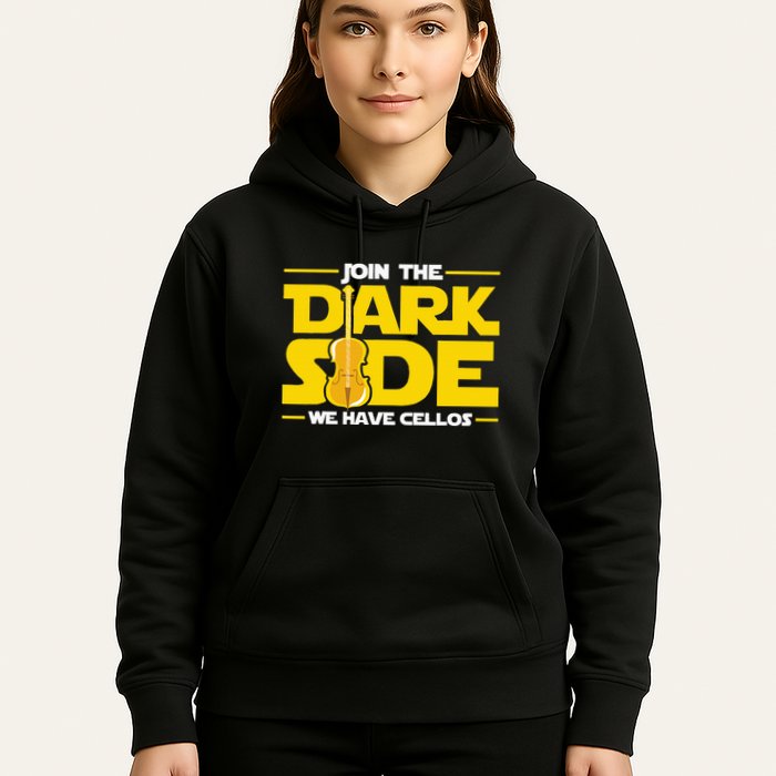 Join The Dark Side We Have Cellos Cellist Orchestra Musician Hoodie