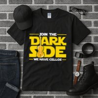Join The Dark Side We Have Cellos Cellist Orchestra Musician Tall T-Shirt