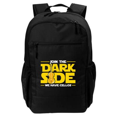 Join The Dark Side We Have Cellos Cellist Orchestra Musician Backpack