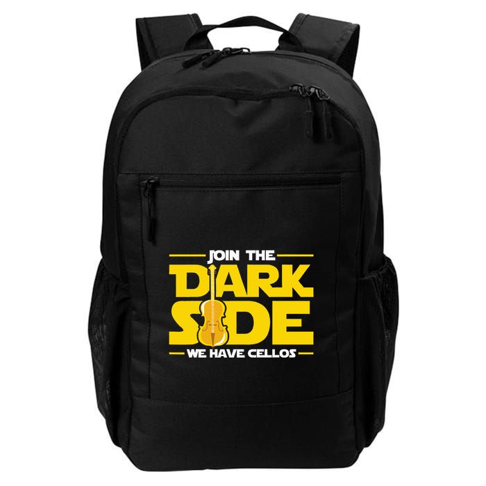 Join The Dark Side We Have Cellos Cellist Orchestra Musician Backpack