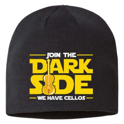 Join The Dark Side We Have Cellos Cellist Orchestra Musician Sustainable Beanie