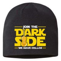 Join The Dark Side We Have Cellos Cellist Orchestra Musician Sustainable Beanie